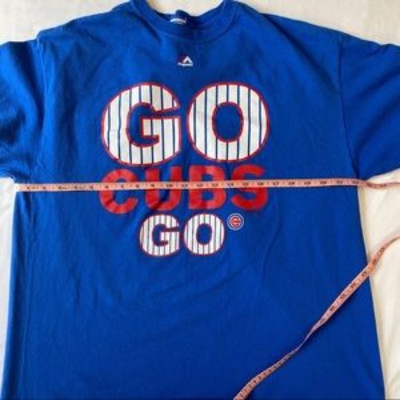 Chicago Cubs T Shirt Blue Men's L/XL - Picture 5 of 7